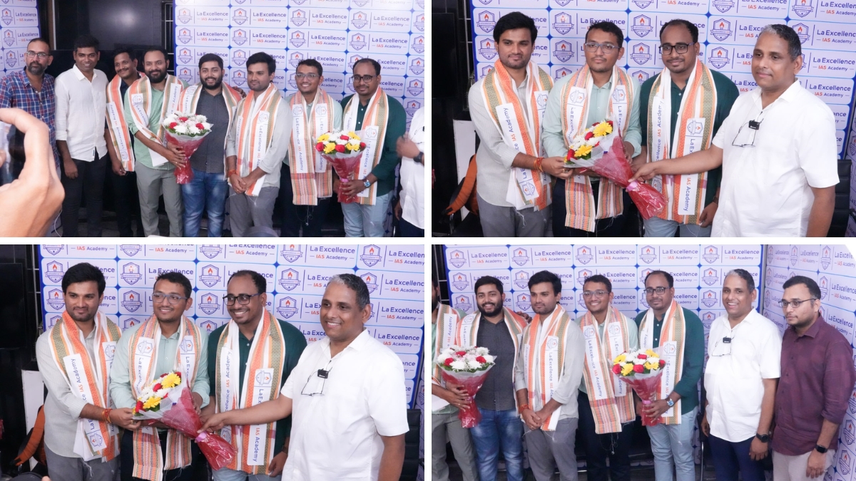 La Excellence IAS Academy Celebrates Stellar Performance with 78+ Rankers in UPSC 2024