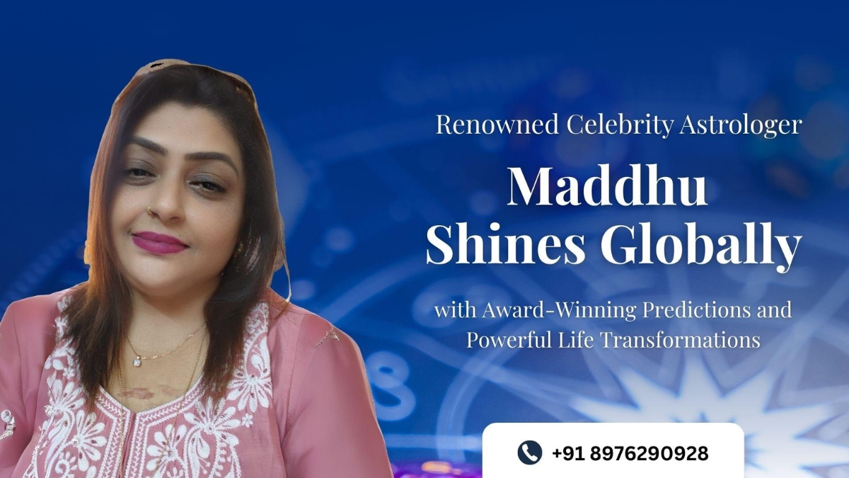 Celebrity Astrologer Maddhu Gains Global Fame with Award Winning Predictions and Life Transformations
