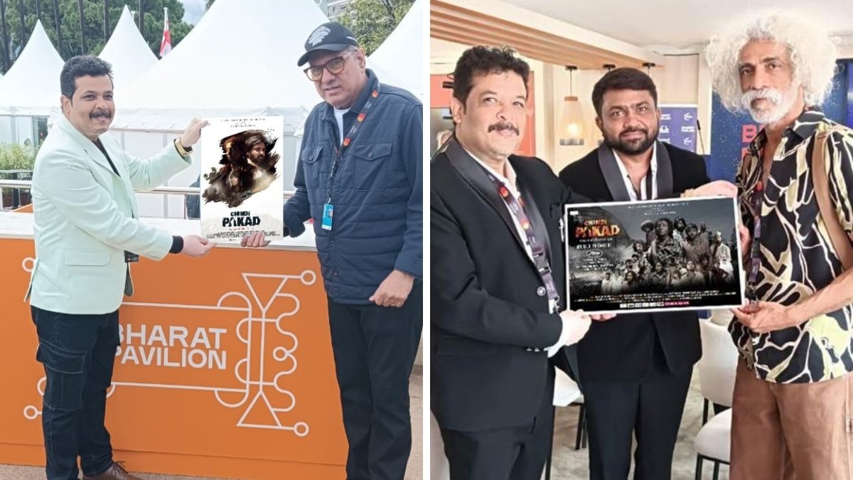 Boman Irani and Makarand Deshpande Unveil Chindi Pakad Poster at 78th Cannes Film Festival