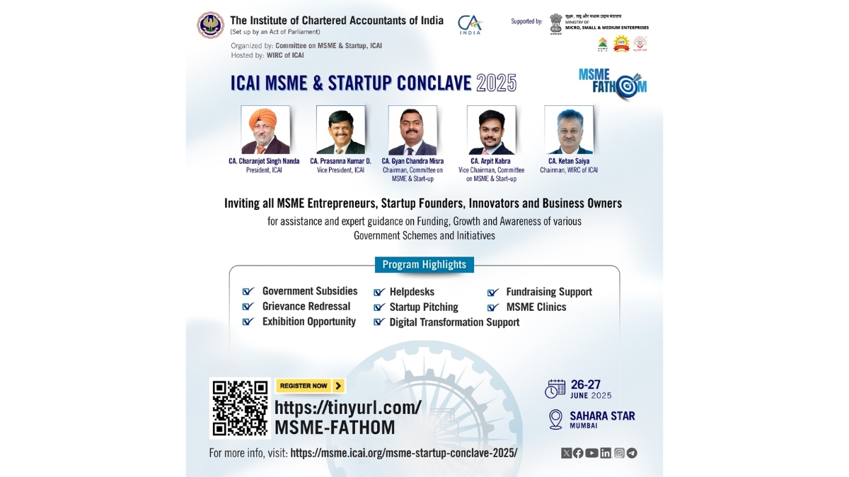 ICAI Pioneers Nationwide MSME Empowerment Drive for ‘Viksit Bharat’