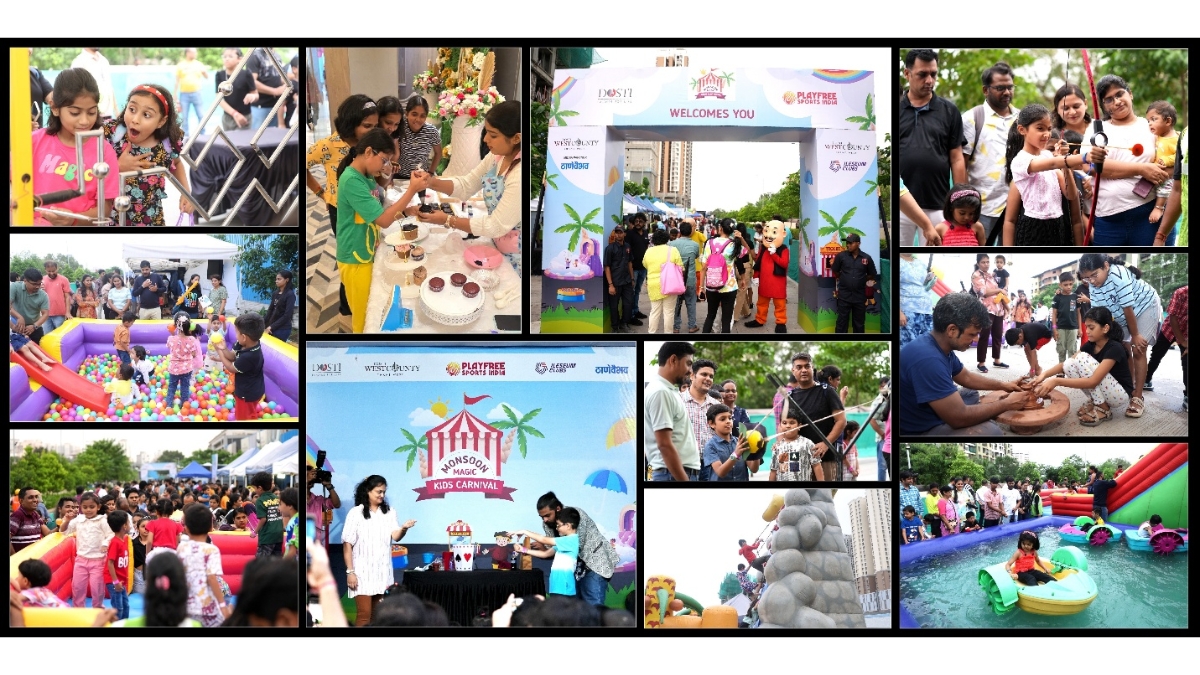 Monsoon Magic Kids Carnival Delights Thane Families at Dosti West County- Balkum, Thane
