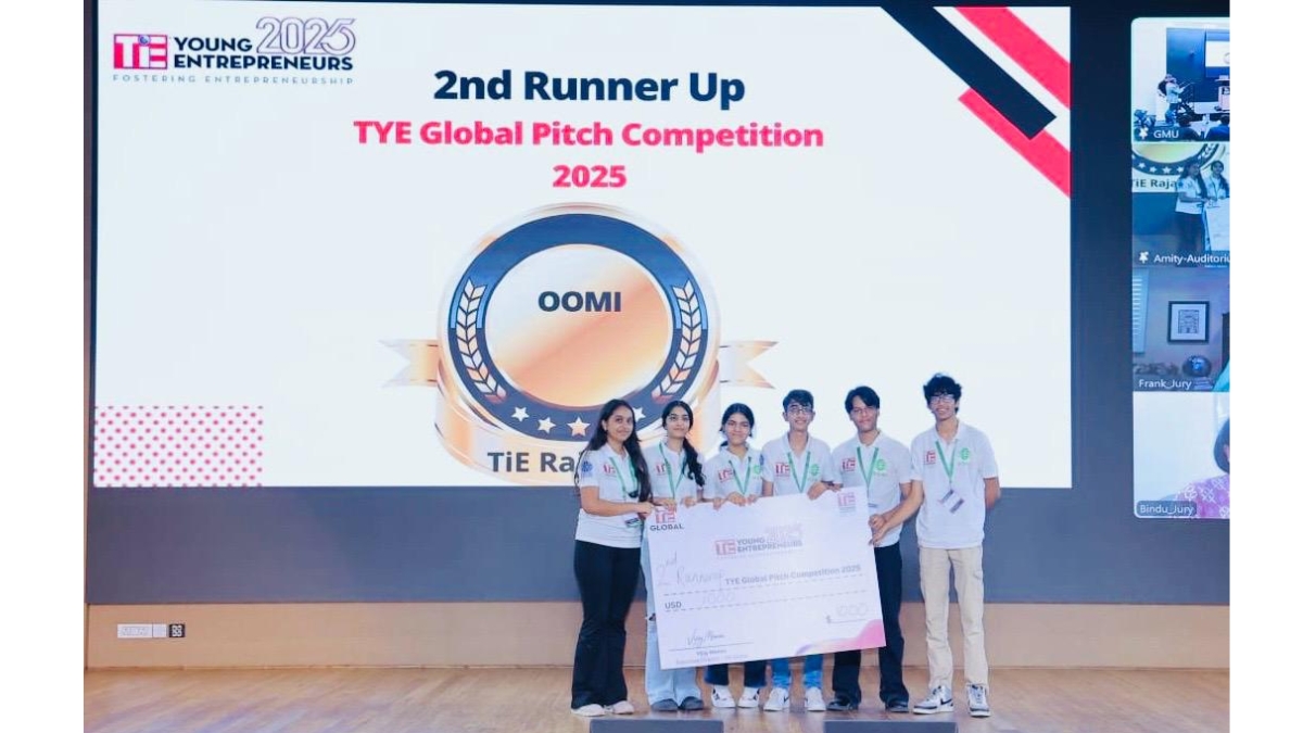 TiE Rajasthan Makes History at TYE Global 2024: Team OOMI Wins $1500 and Becomes Only Indian Team in Global Top 3