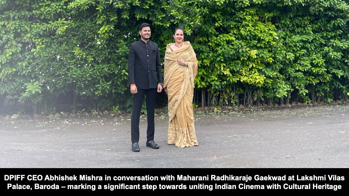 DPIFF CEO Abhishek Mishra Meets Maharani Radhikaraje, Bridging Cinema with Royal Heritage