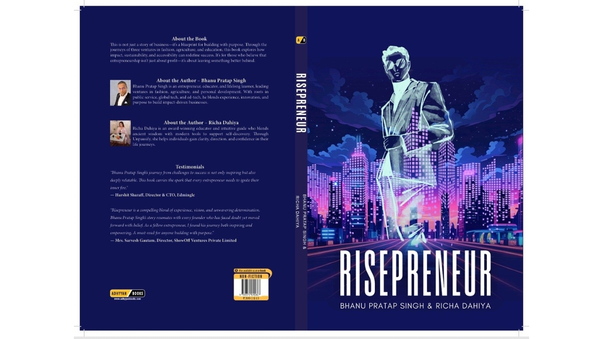 ‘Risepreneur’ by Bhanu Pratap Singh Launches Globally on E-commerce; A Transformational Guide for Aspiring Entrepreneurs