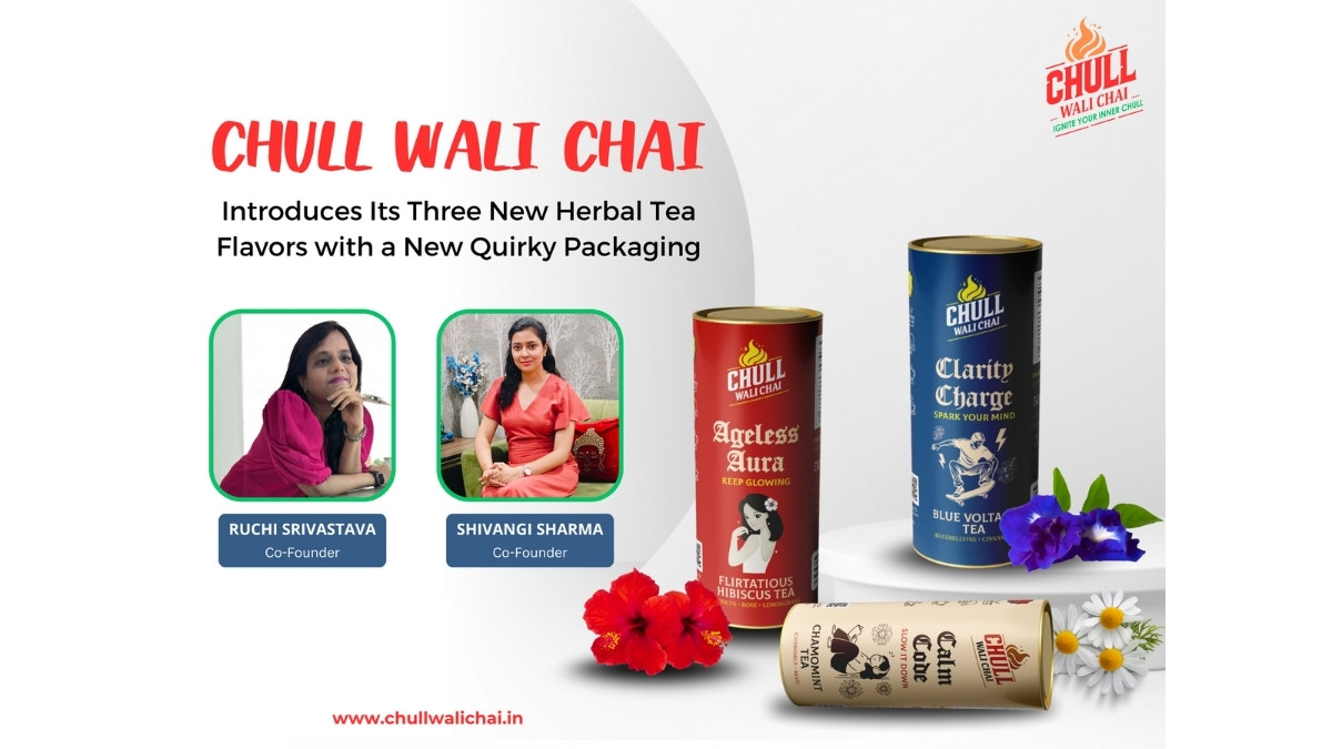 Chull Wali Chai Introduces Its Three New Herbal Tea Flavours with a New Quirky Packaging