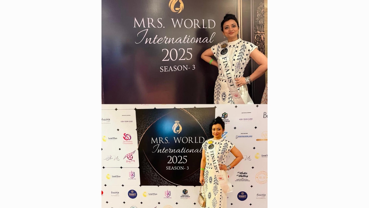 Pinky Dey Winner of Subtitle Mrs. Vivacious At  Mrs. World International 2025