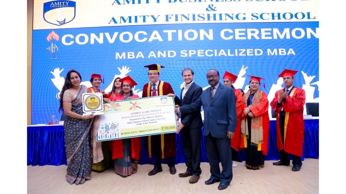 Anshul Garg Mohan Human Resources Excellence Award Launched To Support Amity University MBA HR Students