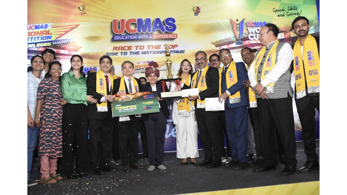 UCMAS Conducts Successful 24th UCMAS National Competition 2025 in Hyderabad at Gachibowli Stadium – Over 6,000 Young Maths Talent Participate