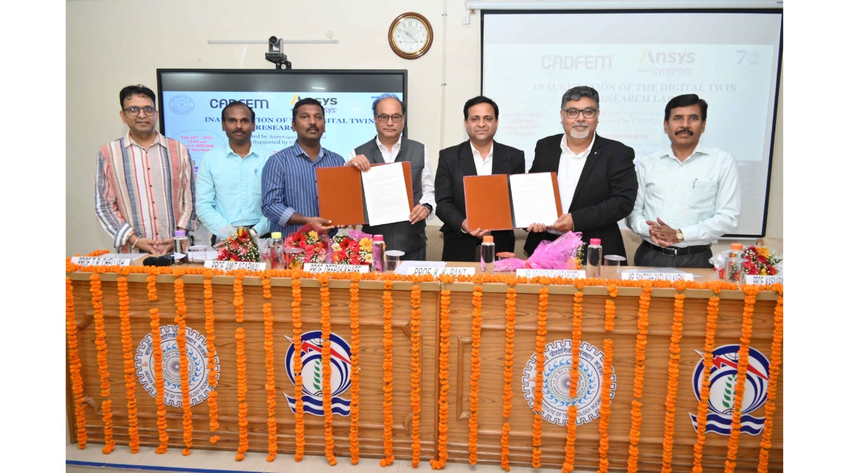 CADFEM India and IIT Roorkee Launch Pioneering Digital Twin Lab to Advance Simulation-Led Innovation