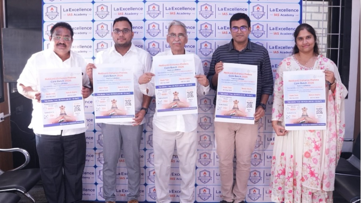 La Excellence IAS Academy launches 4th Nekkanti Enhance Prelims Core Batch for UPSC CSE 2026