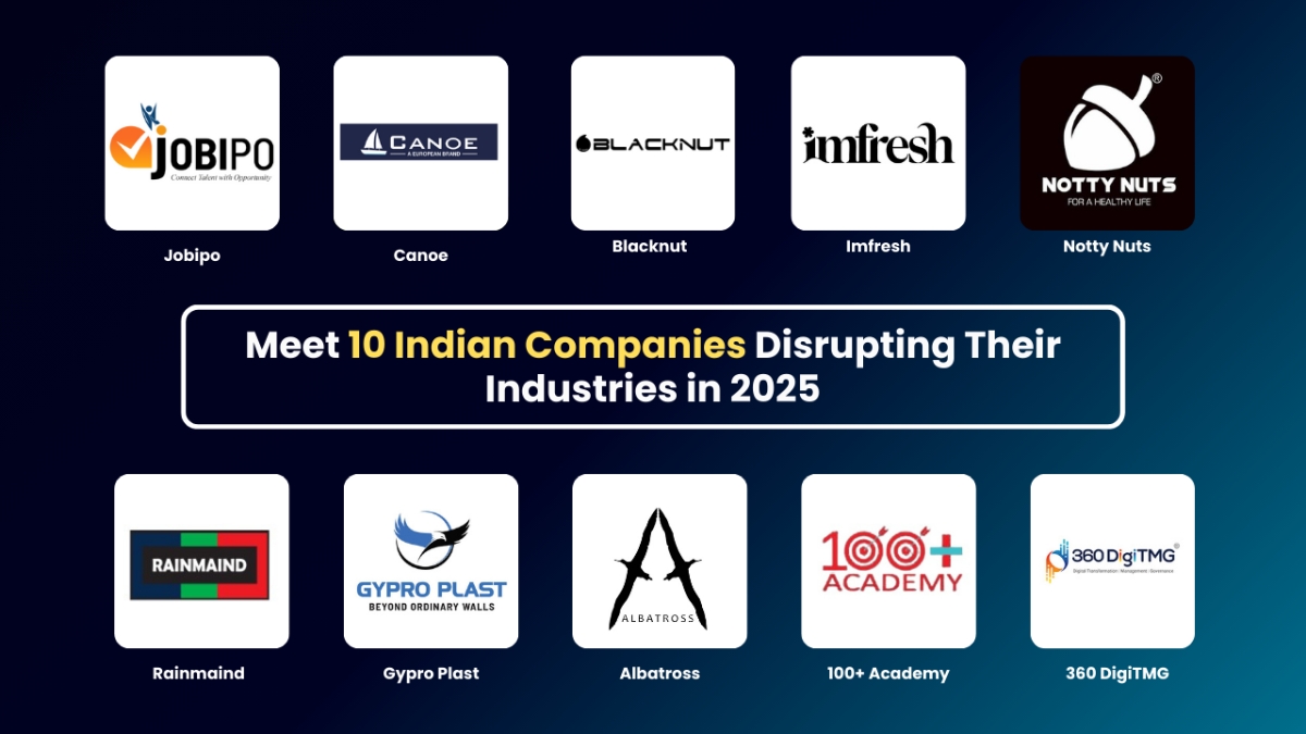 Meet 10 Indian Companies Disrupting Their Industries in 2025