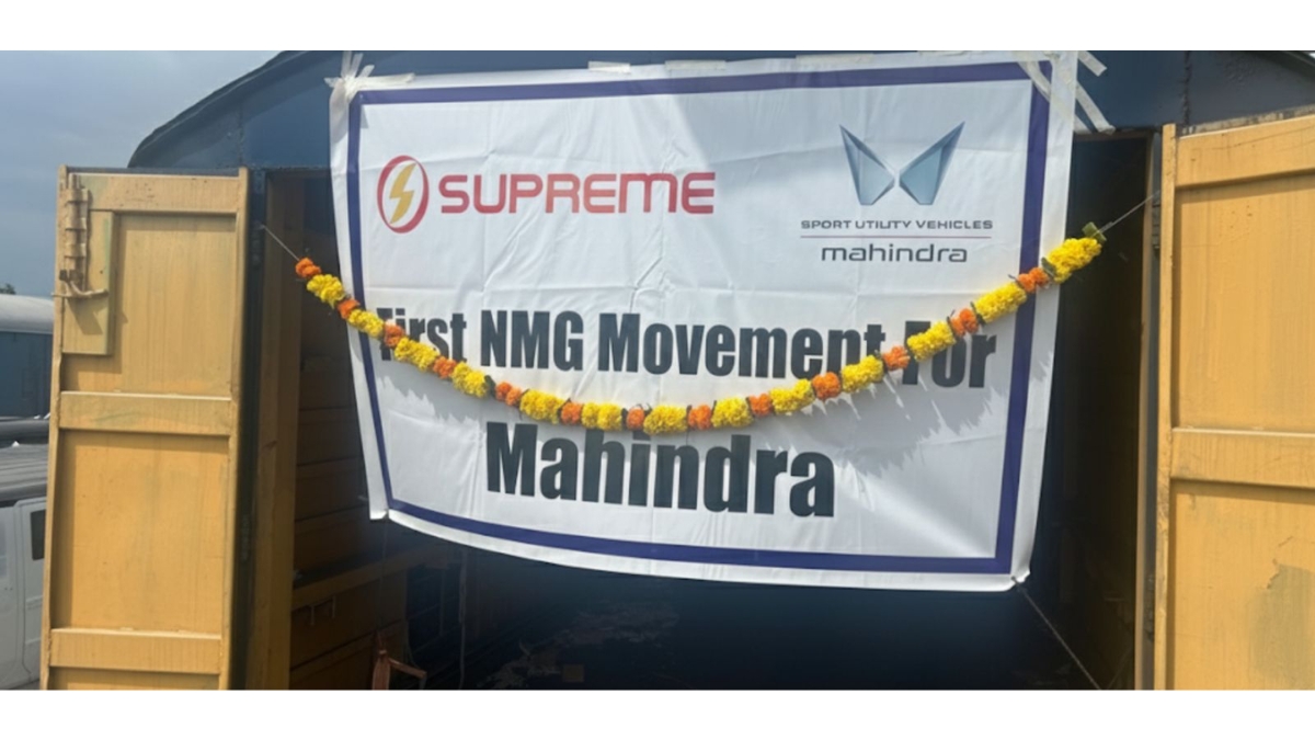 Supreme Group Successfully Executes First NMG Railway Movement for Mahindra and Volkswagen Skoda