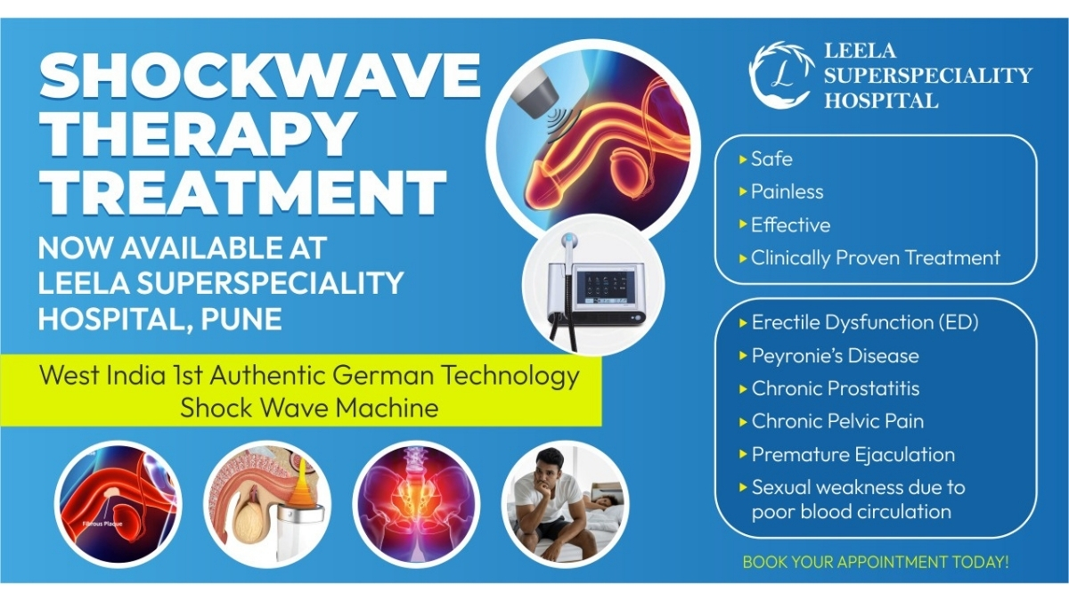Shockwave Therapy in Pune: Advanced European-Standard Treatment for Men’s Andrology Problems